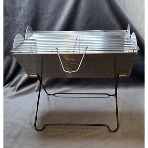 Wise Owl Flatpack Portable Stainless Steel Grill And Fire Pit Traveling Grill